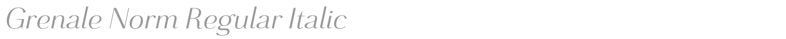 Grenale font preview